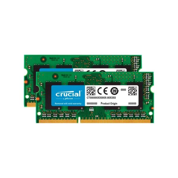 Memória CRUCIAL SODIMM KIT 8GB 2X4GB DDR3L 1333MHz 1.35V MAC