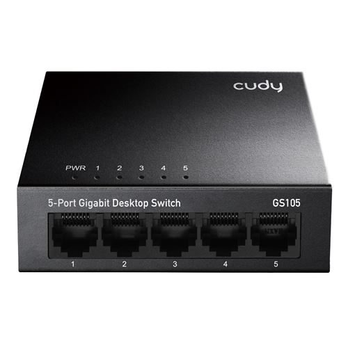 Switch CUDY 5 Portas Gigabit Metal