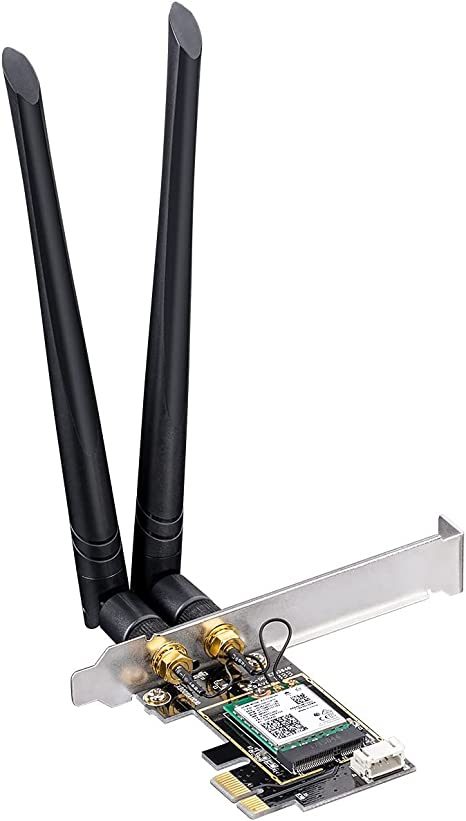 Placa de Rede Wireless CUDY AX5400 Wi-Fi 6E PCIe - WE3000