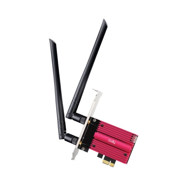 Placa de Rede Wireless CUDY AX5400 Wi-Fi 6E PCIe - WE3000S