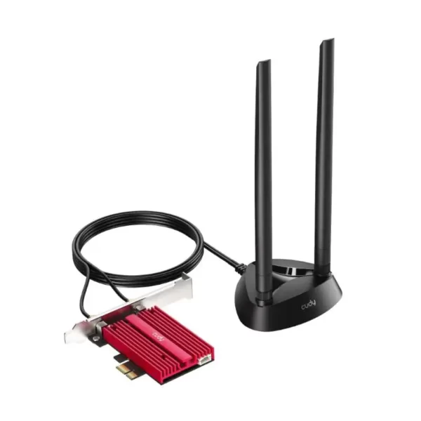 Placa de Rede Wireless CUDY AX5400 Wi-Fi 6E PCIe - WE4000