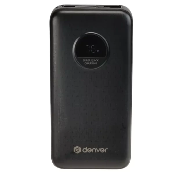 Powerbank DENVER P/Notebook 20000mAh C/Cabo 1xUSB-A 1xUSB-C 65W Powerbank DENVER P/Notebook 20000mAh C/Cabo 1xUSB-A 1xUSB-C 65W