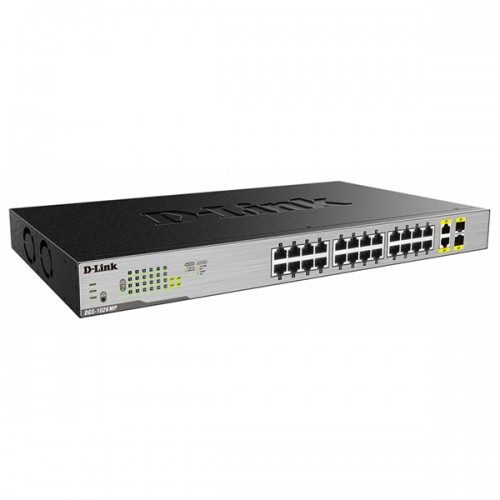 Switch D-LINK Switch 24 Portas Gigabit PoE 370W + 2 GE Combo