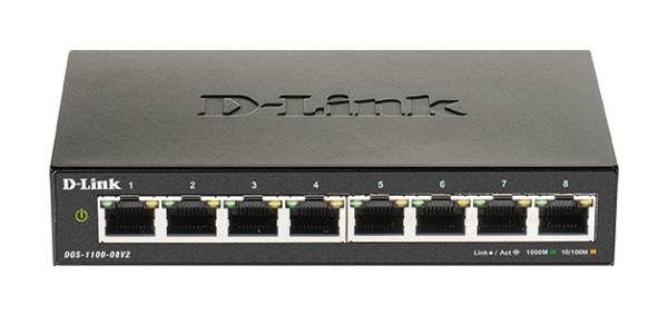 Switch D-Link EasySmart 24 Portas Metal - DGS-1100-24V2