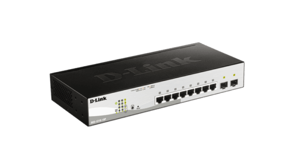 Switch D-LINK Smart 8 Portas PoE 2x SFP - DGS-1210-10P