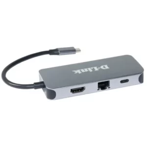 Hub D-LINK 6 in 1 USB-C C/ HDMI/Gigabit Ethernet Power Delivery 100W Hub D-LINK 6 in 1 USB-C C/ HDMI/Gigabit Ethernet Power Delivery 100W