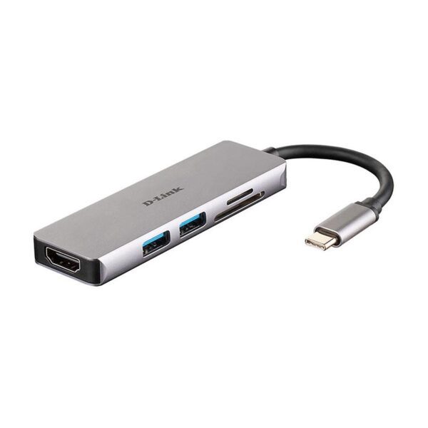 D-LINK Hub 5 in 1 USB-C C/ HDMI/SD/microSD Card - DUB-M530