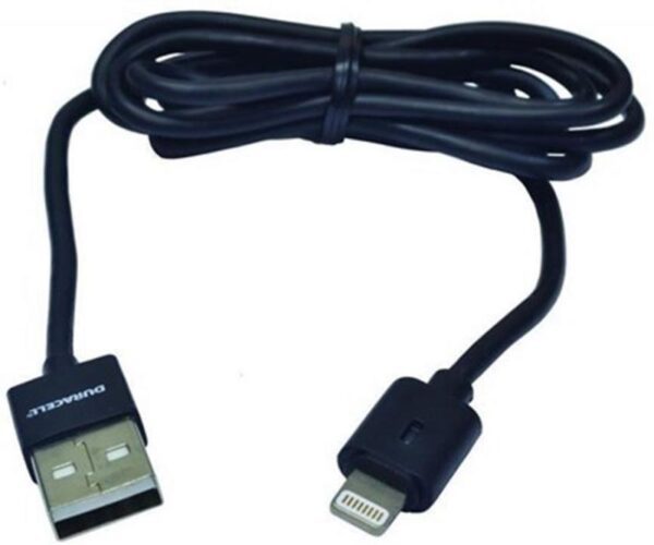 Cabo DURACELL Sync & Charge Lightning USB 1m - USB5012A