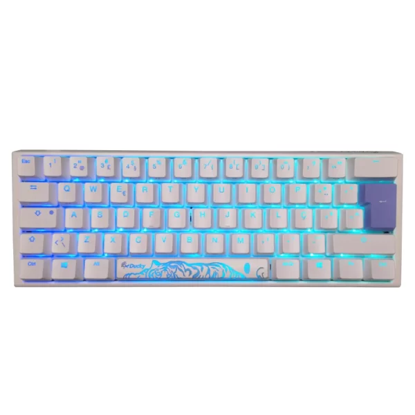Ducky ONE 3 Classic Mini 60% Pure White Hot-Swap Silent PT