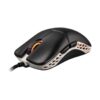 Rato DUCKY Feather ARGB Gaming Mouse Huano Switches Preto