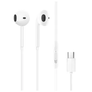 Auriculares DUDAO Stereo C/ Fios USB-C e Microfone Branco