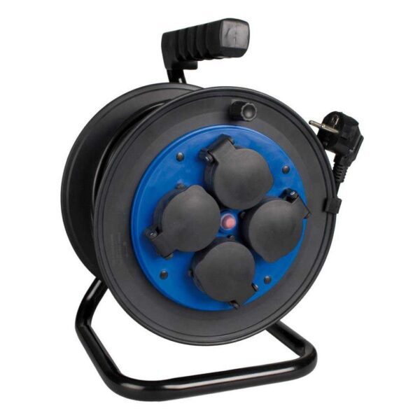 Extensão Elétrica ENTAC 4 Tomadas 25M Com Enrolador e Proteção