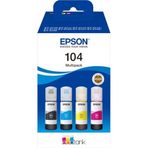Tinteiros EPSON 104 BK/C/M/Y Multipack - C13T00P640