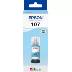 TINTEIRO EPSON 107 Ecotank Azul Claro - C13T09B540