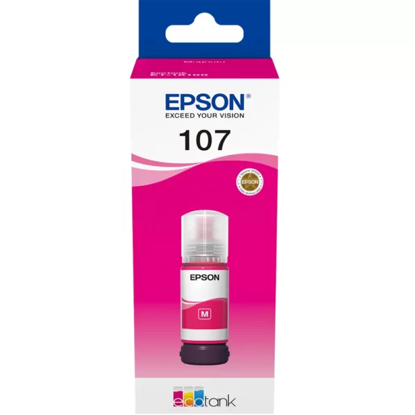 TINTEIRO EPSON 107 Ecotank Magenta - C13T09B340 TINTEIRO EPSON 107 Ecotank Magenta - C13T09B340