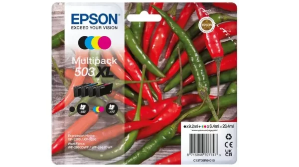 Tinteiro EPSON Multipack 4-cores 503XL - C13T09R64010