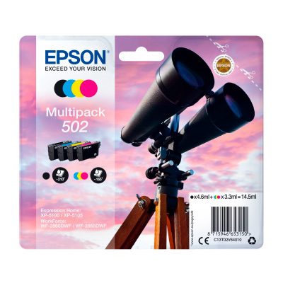 Tinteiro EPSON T02V6( (502) Multipack - C13T02V64020