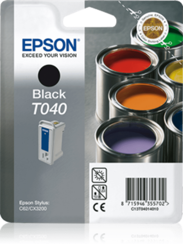 Tinteiro EPSON T040 Preto - C13T040140 Tinteiro EPSON T040 Preto - C13T040140