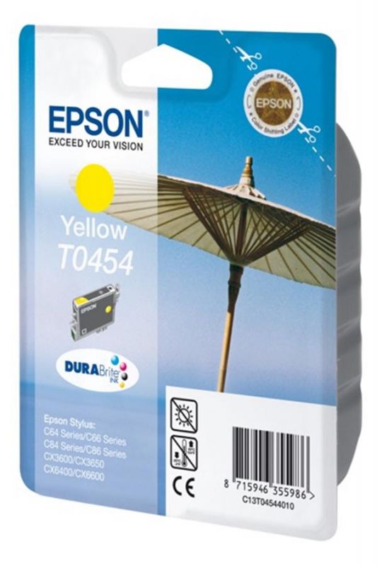 Tinteiro EPSON T0454 Amarelo - C13T04544020