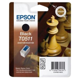 Tinteiro EPSON T0511 Preto - C13T05114020