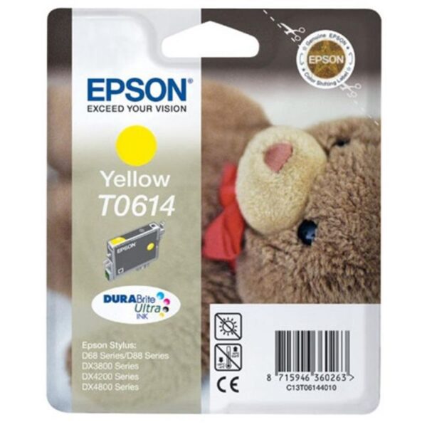 Tinteiro EPSON T0614 Amarelo - C13T061440