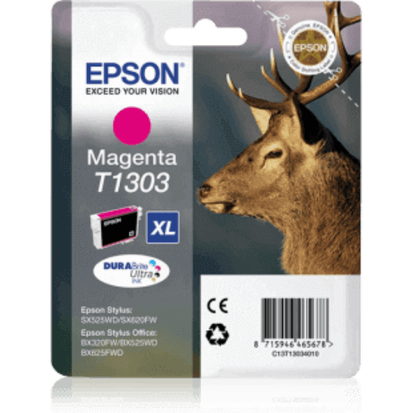 Tinteiro EPSON T1303 XL Magenta - C13T13034010