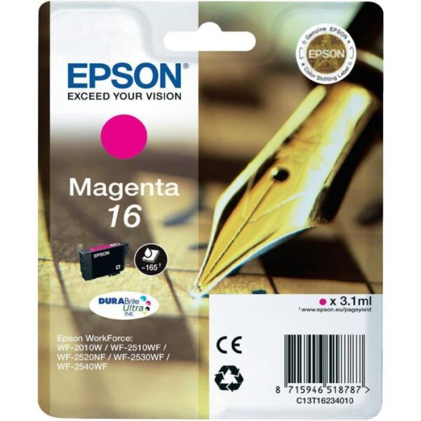 Tinteiro EPSON T1623 Magenta - C13T16234020