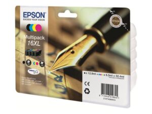 Tinteiro EPSON T1636 XL Quad Pack 4 Cores - C13T16364012