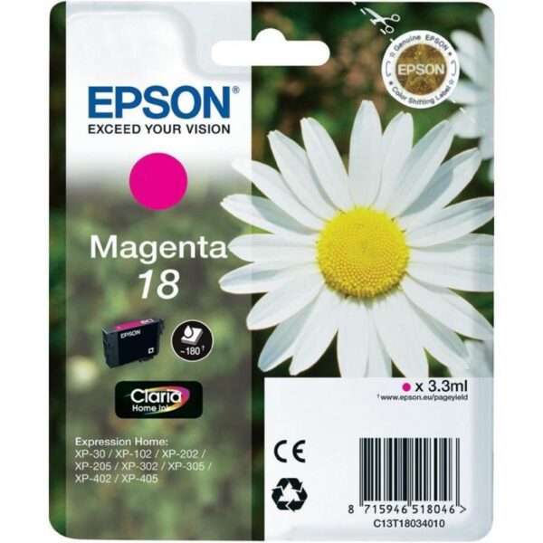 Tinteiro EPSON T1803 Magenta - C13T18034010
