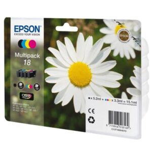 Tinteiro EPSON T1806 C/M/Y/BK  Multi Pack 4 Cores - C13T1806