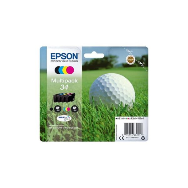 Tinteiro EPSON T3466 (34) BK/C/M/Y Multipack - C13T34664010