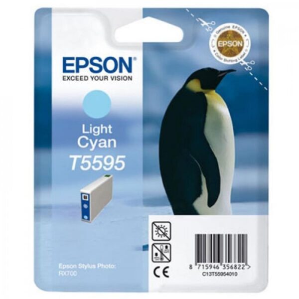 Tinteiro EPSON T5595 Light Cyan - C13T559540 Tinteiro EPSON T5595 Light Cyan - C13T559540