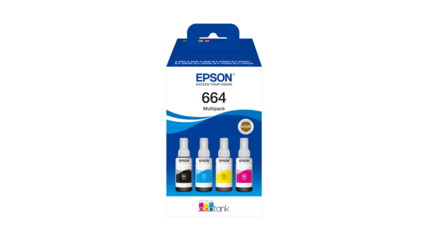 TINTEIRO EPSON 664 EcoTank 4-colour Multipack - C13T664640