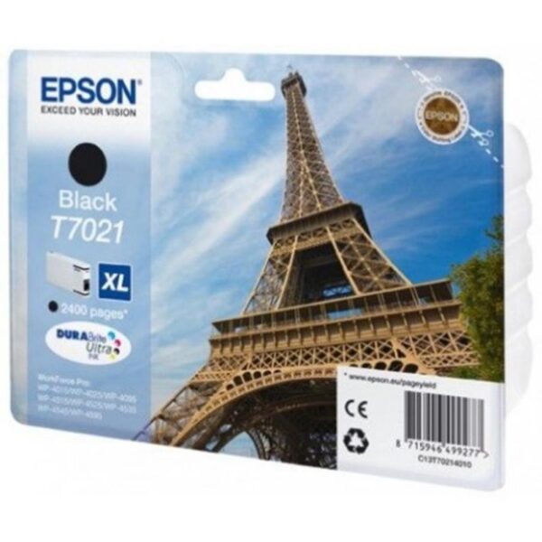 Tinteiro EPSON T7021 Preto Alta Capacidade - C13T70214010