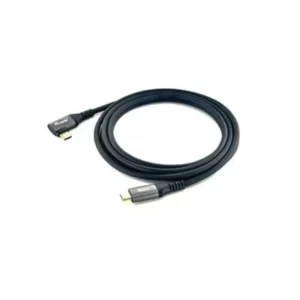 Cabo EQUIP USB-C 90º 100W 2m M/M Preto