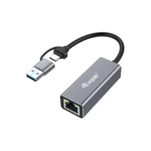 Adaptador EQUIP USB-C+A - 2.5 Gigabit RJ45