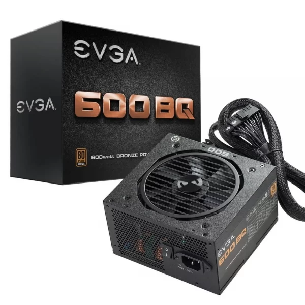 Fonte de Alimentação EVGA BQ 600W 80+ Bronze Semi-Modular Fonte de Alimentação EVGA BQ 600W 80+ Bronze Semi-Modular
