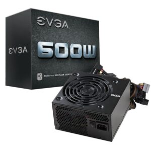Fonte de Alimentação EVGA W1 600W 80 Plus White Fonte de Alimentação EVGA W1 600W 80 Plus White