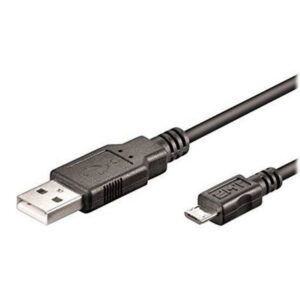 Cabo EWENT USB 2.0 Tipo A > Micro USB 0,5m Preto