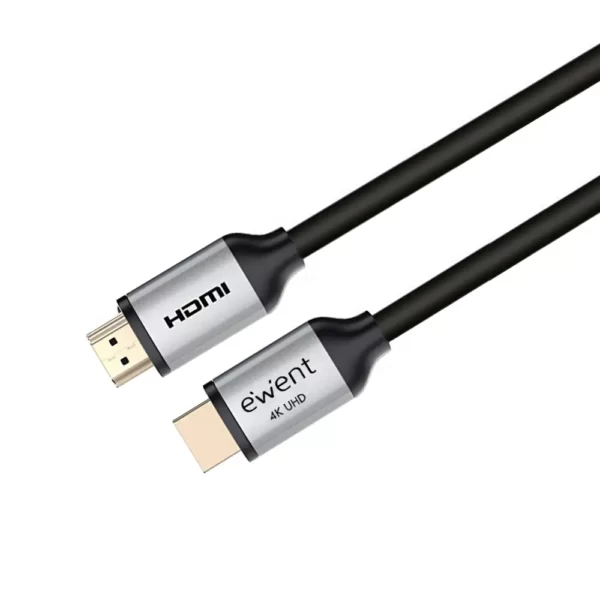 Cabo EWENT HDMI 1.4 Macho/Macho Gold 5m - EC1348 Cabo EWENT HDMI 1.4 Macho/Macho Gold 5m - EC1348