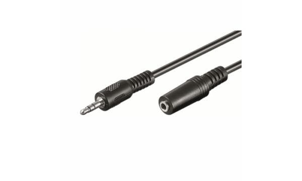 Cabo EWENT Jack Audio 3.5mm Macho > Fêmea 10m - EC1653