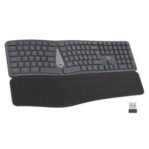 Teclado EWENT Wireless Ergonomic Preto - EW3290 Teclado EWENT Wireless Ergonomic Preto - EW3290