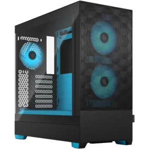 Caixa ATX FRACTAL DESIGN Pop Air RGB Cyan Core TG Clear Caixa ATX FRACTAL DESIGN Pop Air RGB Cyan Core TG Clear