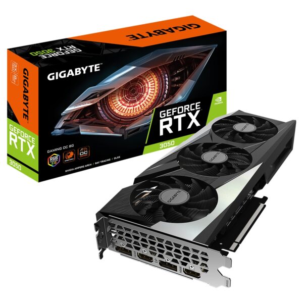 Placa Gráfica GIGABYTE GeForce RTX 3050 GAMING OC 8GB GDDR6 LHR