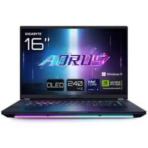 Portátil GIGABYTE AORUS MASTER BYHC5PTE64SP Intel Core Ultra 9 275HX 16" WQXGA OLED 240Hz 32GB Ram 1TB SSD RTX 5080 16GB Windows 11 Pro