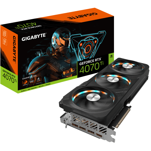 PLACA GRÁFICA GIGABYTE GeForce RTX 4070 Ti GAMING OC 12GB GDDR6X