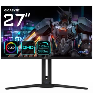 Monitor GIGABYTE FO27Q3 27" OLED QHD 16:9 360Hz 0,03ms FreeSync Premium Pro