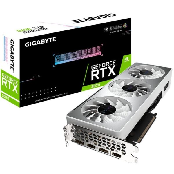 Placa Gráfica GIGABYTE GeForce RTX 3070 VISION OC V2 8GB GDDR6 LHR