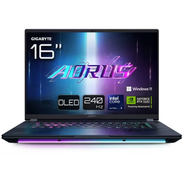 Portátil GIGABYTE AORUS MASTER 16 BZHC6PTE64SP Intel Core Ultra 9 275HX 16" WQXGA OLED 240Hz 32GB GB Ram 1TB SSD RTX 5090 24GB Windows 11 Pro