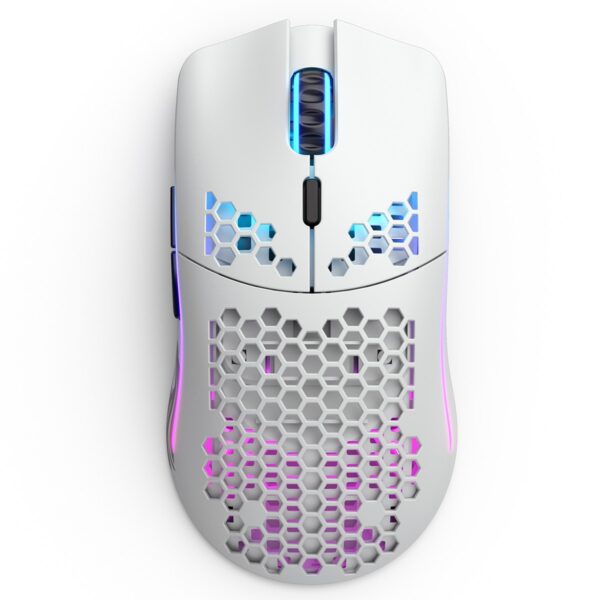 Rato GLORIOUS PC Gaming Race Model O Wireless Branco
